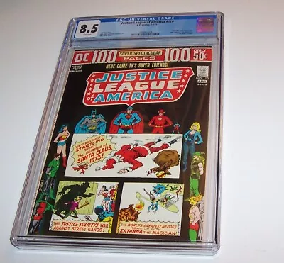 Buy Justice League Of America #110 - DC 1974 Bronze Age 100-Page Issue - CGC VF+ 8.5 • 130.34£