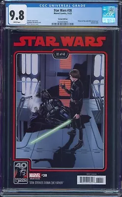 Buy Star Wars #38 CGC 9.8 Sprouse Return Of The Jedi 40th Variant Marvel 2023 • 35.97£