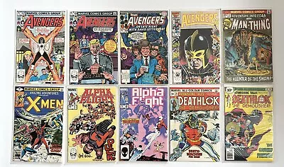 Buy Marvel Vintage Mix Bundle/LOT Of 10 Comics Feat KEYS, Avengers, 1983 *Read Desc* • 3.99£