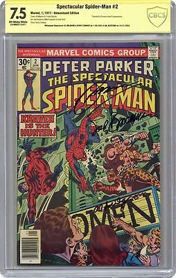 Buy Spectacular Spider-Man Peter Parker #2 CBCS 7.5 Newsstand SS 1977 • 235.86£