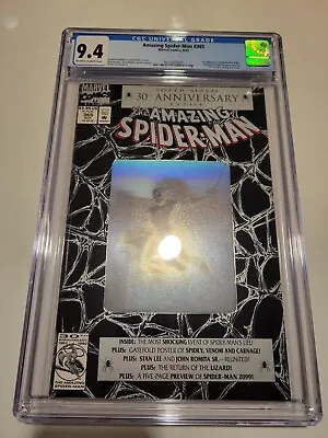 Buy Amazing Spider-Man #365 CGC 9.4 1992 Super-Sized 30th Anniversary Hologram • 78.31£