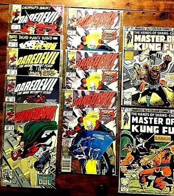 Buy 10 Great Comics :Daredevil (8) VF+/NM COMICS Plus KUNG FU 87&88 • 17.49£