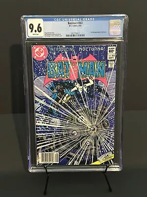 Buy Batman #363 (1983) Bronze Age Key - 1st Nocturna - CGC 9.6 • 51.38£