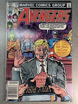 Buy Avengers #228 (1982) Newsstand Key! 3rd App Of Captain Marvel, Monica Rambeau • 6.32£