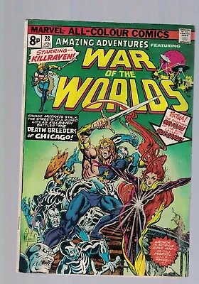 Buy Marvel Comics Amazing Adventures Feat War Of The Worlds No. 28 January 1974  • 4.99£