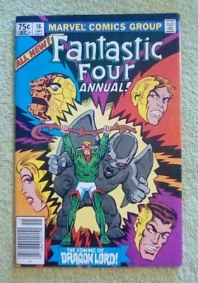 Buy Fantastic Four Annual #16 (1981, Marvel) 8.5 VF+ (Steve Ditko Cover & Art) • 6.43£