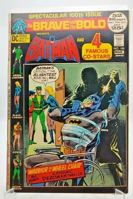 Buy Brave And The Bold #100 (1971)-Batman-Green Lantern-Robin-Black Canary VF/NM • 79.02£