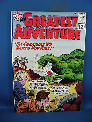 Buy My Greatest Adventure 64 F Dinosaur Cvr  1962 Dc • 28.15£