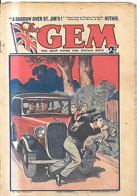 Buy Vintage Boys Comic The Gem Vol XLVI No 1385 Sept 1st 1934 • 1.50£
