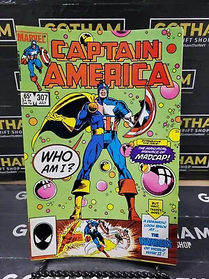 Buy Captain America Volume 1 #307 July 1985 Stop Making Sense Marvel Comic Book • 19.70£