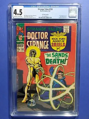 Buy Strange Tales #158 CGC 4.5 1st Appearance Of The LIVING TRIBUNAL • 125£