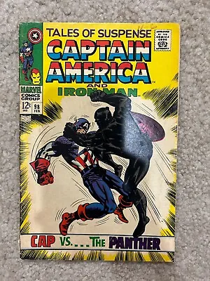 Buy Tales Of Suspense #98 Black Panther Captain America! Marvel 1968 • 28.15£