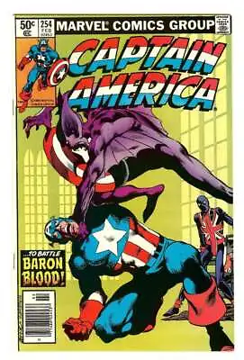 Buy Captain America #254 7.0 // 1st Appearance 3rd Union Jack Newsstand Edition 1981 • 23.75£