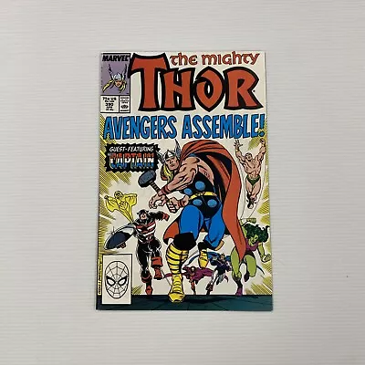 Buy The Mighty Thor #390 1988 VF/NM Captain America Lifts Mjolnir • 30£