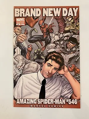 Buy AMAZING SPIDER-MAN #546 2ND PRINT McNIVEN VARIANT MR NEGATIVE COMBINE/FREE SHIP • 11.87£