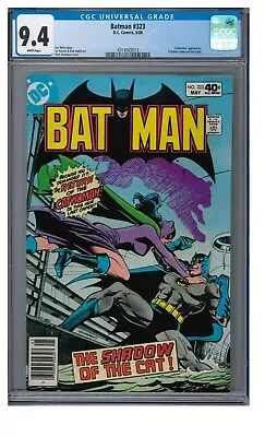 Buy Batman #323 - DC 1980 Bronze Age Issue - CGC NM 9.4 - Catwoman Cover And Story • 99.94£
