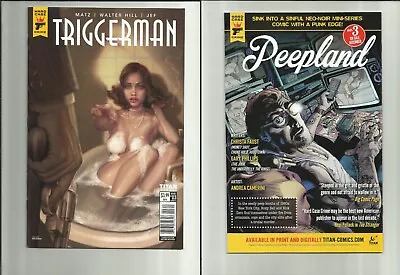 Buy Triggerman #3 Hard Case Crime Titan Comics Bathtub Bubble Cover Covergirl 2016 • 15.78£