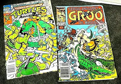 Buy Teenage Mutant Ninja Turtles -  (November 1989) #6  + GROO #55 Sept 1989 • 1.58£