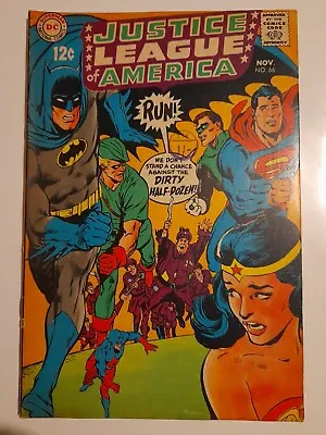 Buy Justice League Of America #66 Nov 1968 FINE/VFINE 7.0 Neal Adams Cover Art • 19.99£