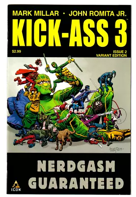 Buy KICK-ASS 3 # 2 Marvel Icon Comic (October 2013) VFN/NM  VARIANT COVER EDITION • 3.95£