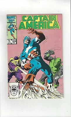 Buy Marvel Comic Captain America Vol. 1  No. 324 December 1986 75c USA • 4.24£