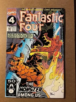 Buy Fantastic Four   # 357  Not Cgc Rated  Nm/m   9.2   1991  Modern Age • 3.15£