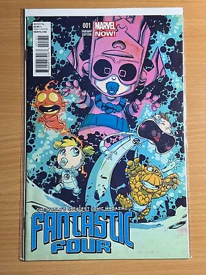 Buy Fantastic Four #1 Skottie Young Variant Cover Marvel Comics MINT BB • 9.99£