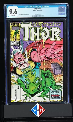 Buy THOR #364 ~ CGC 9.6 ~ Thor Becomes A Frog (1st Throg) ~ Loki App ~ Marvel (1986) • 79.94£