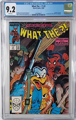 Buy What The--?!  #3 CGC 9.2 Marvel (1988),  Bat-Man  Parady, Spider-Man #294 Homage • 31.53£