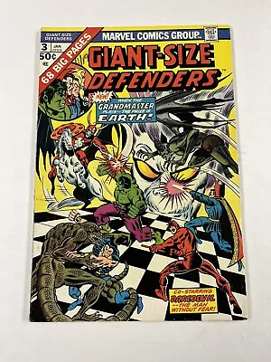 Buy Giant-Size Defenders #3 1st Korvac! Daredevil Grandmaster! Marvel 1975 • 23.74£