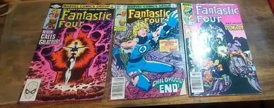 Buy Fantastic Four #244 GD. 1st Appearance Nova. Galactus. Byrne & #245 , #259. Lot • 18.06£