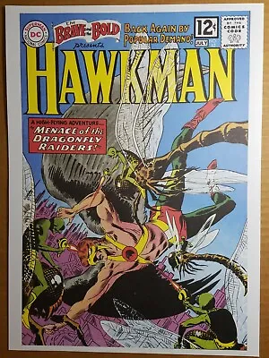 Buy Hawkman The Brave And The Bold 42 DC Comics Poster By Joe Kubert • 7.23£