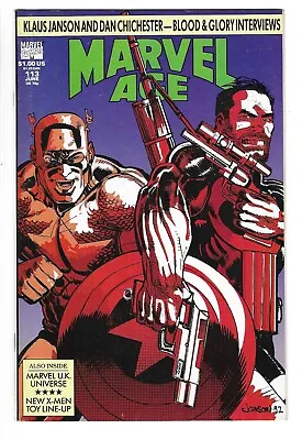 Buy MARVEL AGE #113 --- CAPTAIN AMERICA / PUNISHER! HI-GRADE! Marvel! 1992! NM- • 1.11£