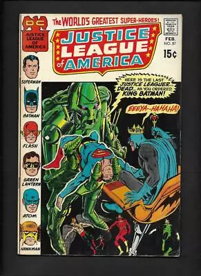 Buy Justice League Of America #87 FN/VF 7.0 High Resolution Scans • 16.22£