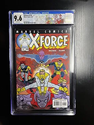 Buy X-Force Issue #116 Custom Label Marvel Comics 2001 CGC 9.6 • 79.64£