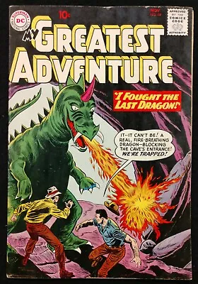 Buy My Greatest Adventure #49 F/vf 1960 Flat,clean Dino Cover,ad 4 Justice League 1  • 58.78£