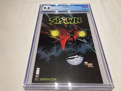 Buy Spawn 102 CGC 9.8 NM/M White Pages Image Comics McFarlane Capullo 2001 • 102.92£