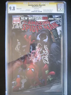 Buy Amazing Spider-Man #570 Monkey Variant CGC 9.8 SS **Signed Dan Slott** • 145.83£