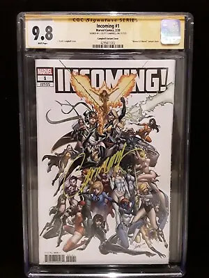 Buy CGC 9.8 Incoming # 1 1:500 J Scott Campbell Variant SS Signed By Campbell NM/MT • 397.18£