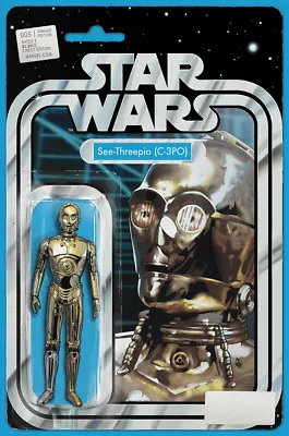 Buy Marvel Star Wars #5 - Action Figure Variant Cover - See Threepio (C-3PO) VF/NM • 6.99£