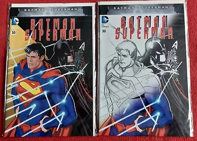 Buy Batman Superman #30 2x Variant Covers • 10£