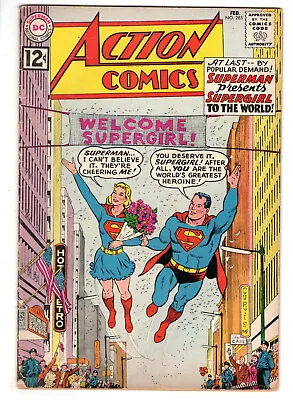 Buy Action Comics #285 (1962) - Grade 4.5 - Supergirl & John F. Kennedy Appearance! • 95.16£