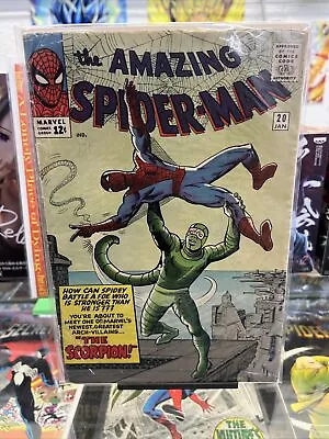 Buy The Amazing Spider-Man #20 Vol. 1 (1963) 1965 Marvel Comics 1st App The Scorpion • 316.24£