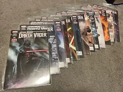 Buy Star Wars Death Vader Marvel Comics Issue 1 To 13 (001 To 013) • 75£
