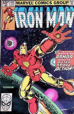 Buy Iron Man #142 - Marvel Comics - 1981 - 1st Space Armour • 4.95£