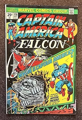 Buy Captain America + Falcon #178 VF Includes MVS 1974 • 8£