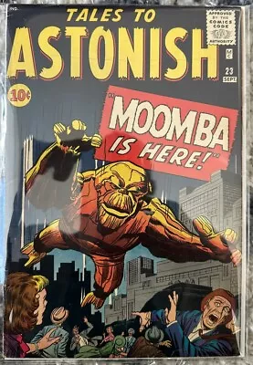 Buy Tales To Astonish #23 VG+ Pre-Hero Marvel Silver Age Horror Comic 1961 Moomba! • 143£