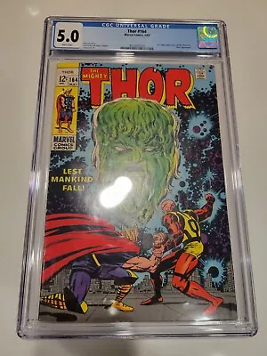 Buy Mighty Thor #164 1969 CGC 5.0 Marvel Him Warlock SILVER Age FLASH SALE!! • 47.93£