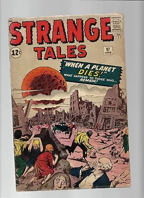 Buy Strange TALES 97 VG 1st App Aunt May Uncle Ben When Planet Dies Mystery Pupil • 256.95£