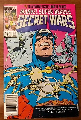 Buy Marvel Super Heros Secret Wars #7 Comic 1984 Newsstand First App Spider Woman • 23.66£